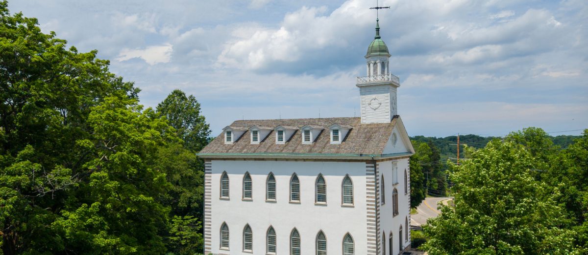 Aerial Kirtland Temple